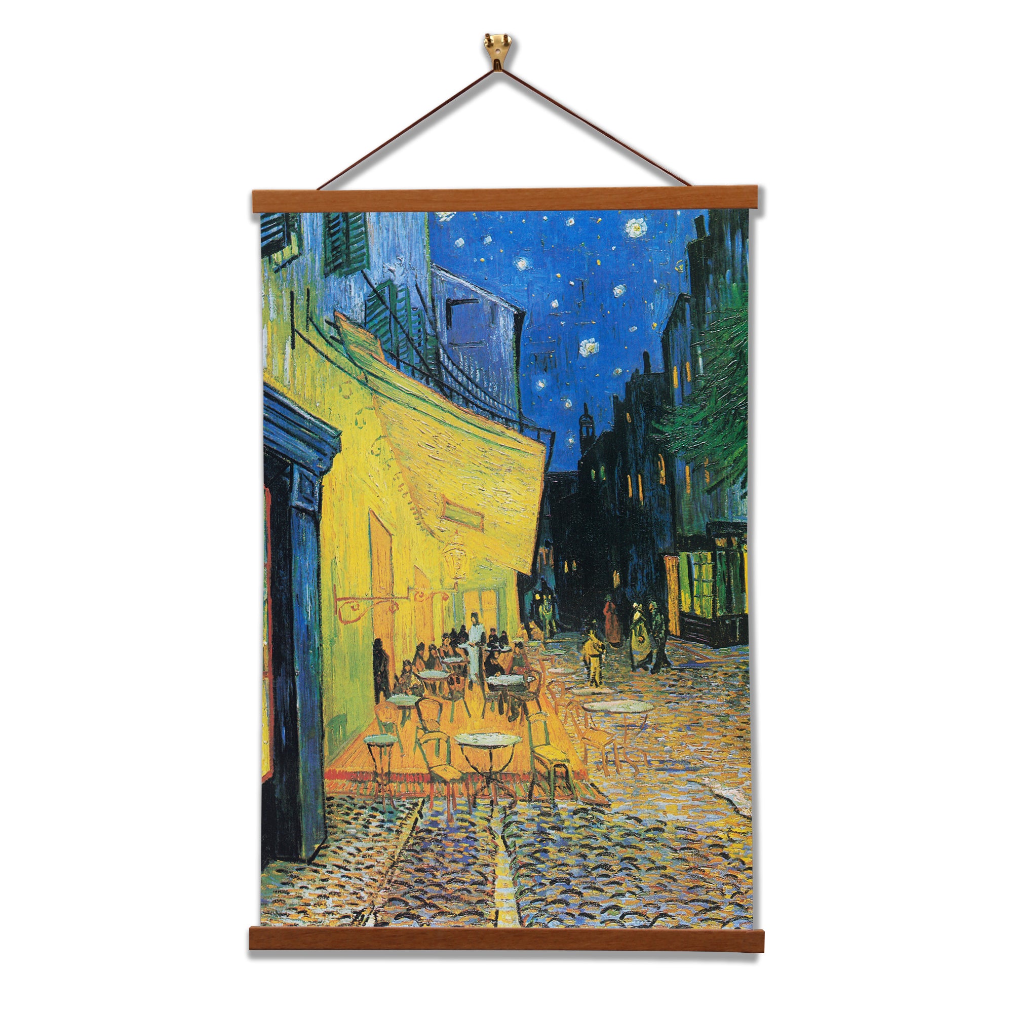 The Starry At | Explore Cafe Terrace At Night Painting