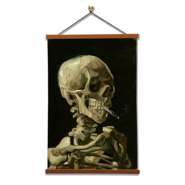 head of a skeleton with burning cigarette Head of a skeleton with a burning cigarette by Vincent van Gogh Fine Art Canvas Wall Print with Magnetic Hanger– Vintage Banners head of a skeleton with burning cigarette Head of a skeleton with a burning cigarette by Vincent van Gogh Fine Art Canvas Wall Print with Magnetic Hanger– Vintage Banners